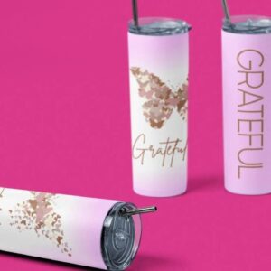 Grateful Butterfly Tumbler